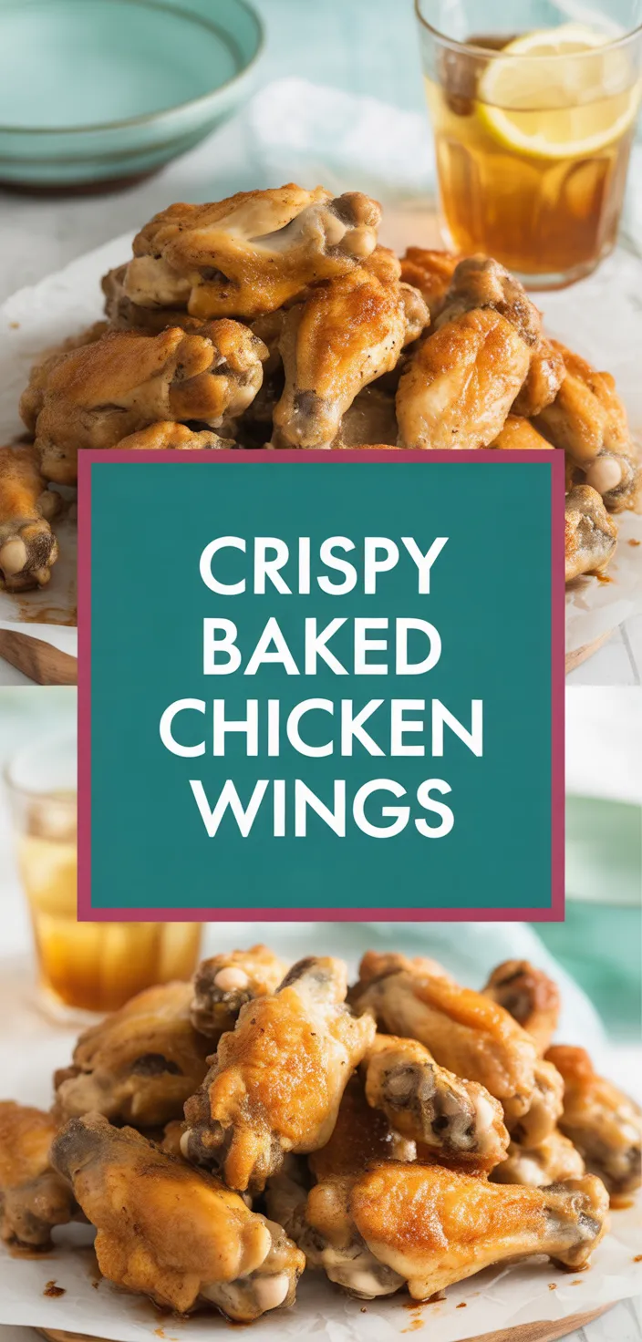 A photo of Crispy Baked Chicken Wings Recipe