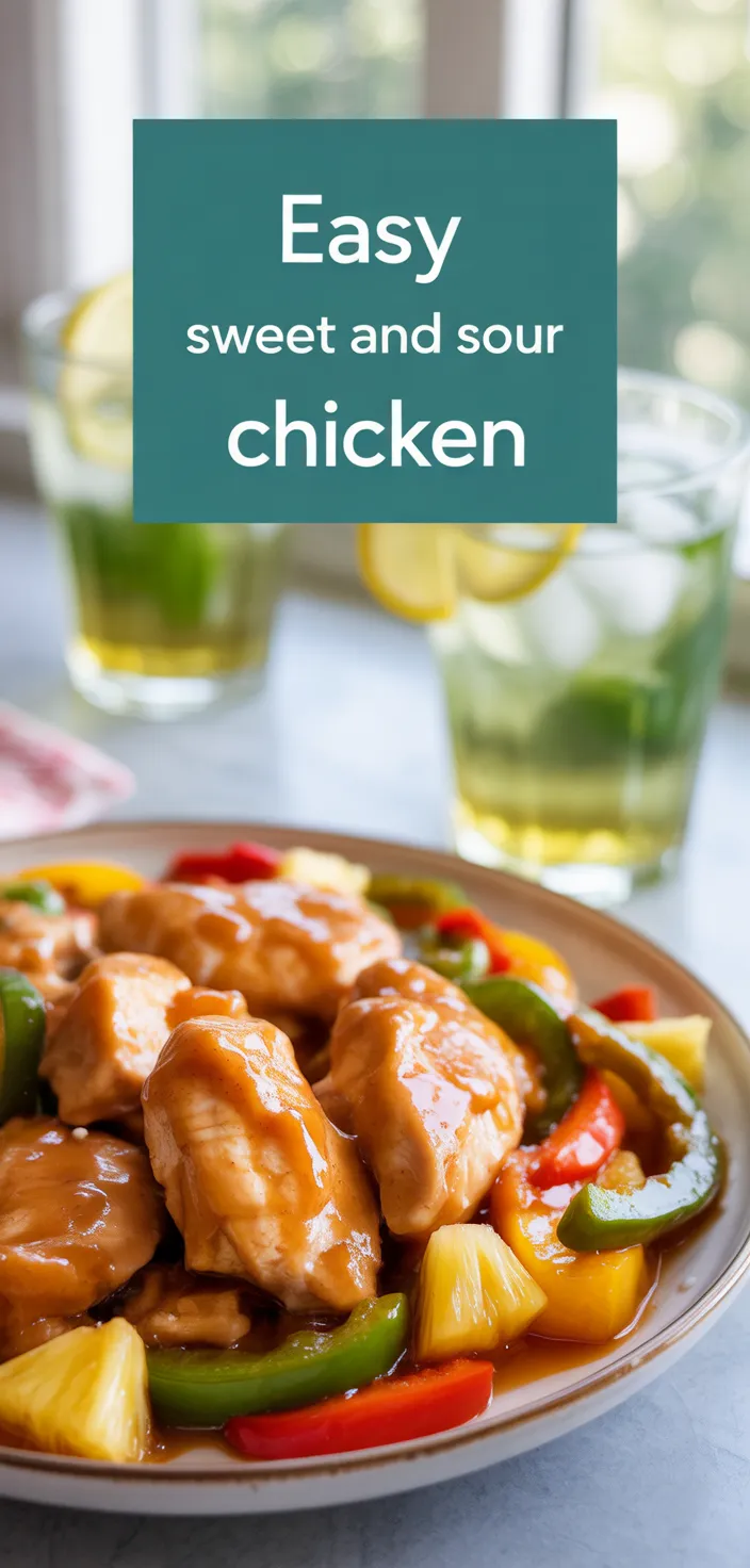 A photo of Easy Sweet And Sour Chicken Recipe