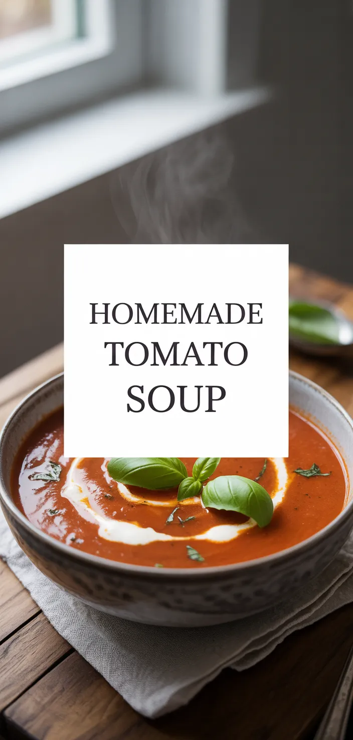A photo of Homemade Tomato Soup Recipe