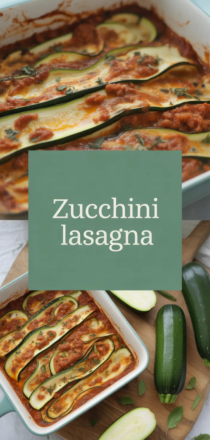 A photo of Zucchini Lasagna Recipe