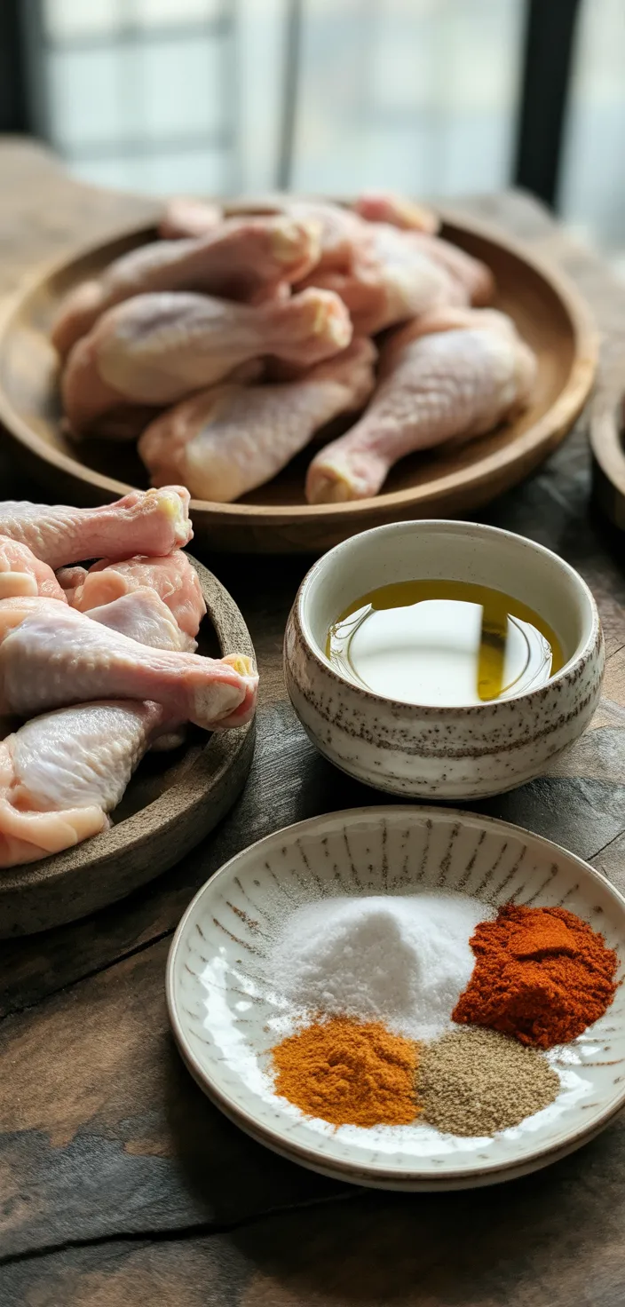 Ingredients photo for Crispy Baked Chicken Wings Recipe