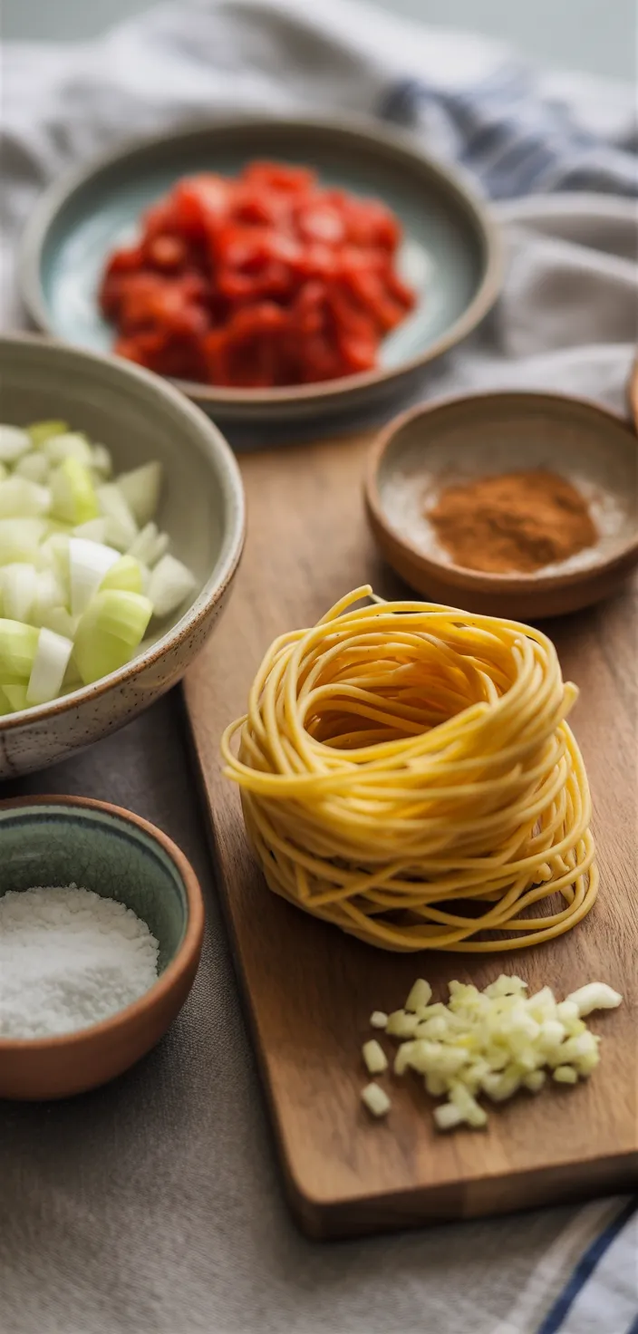 Ingredients photo for Greek Pastitsio (Baked Pasta With Ground Beef & Béchamel) Recipe