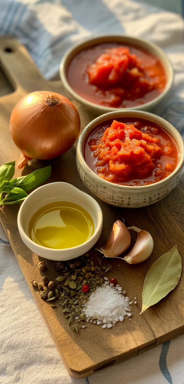 Ingredients photo for Homemade Tomato Soup Recipe