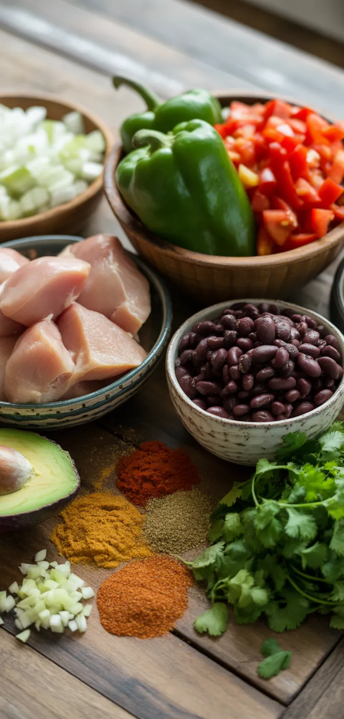 Ingredients photo for Instant Pot Chicken Tortilla Soup Recipe