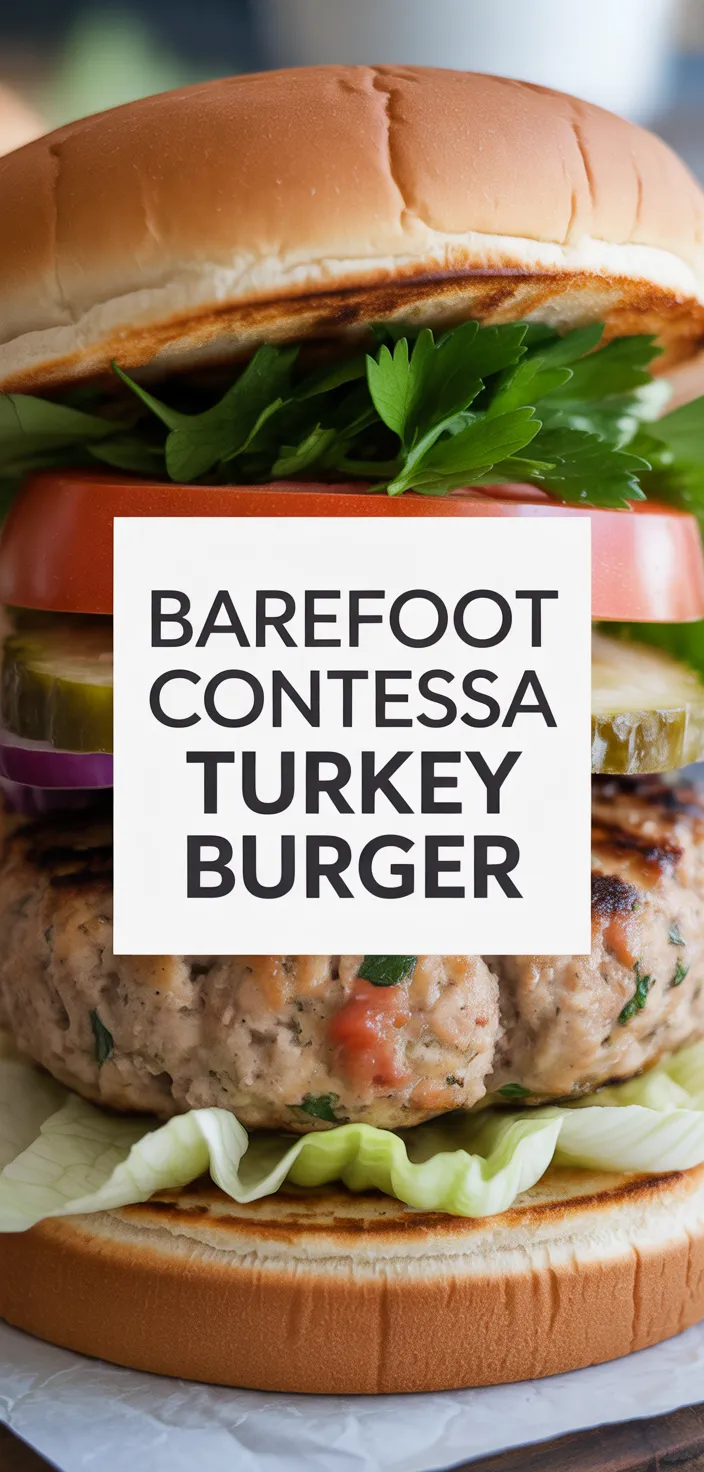 A photo of Barefoot Contessa Turkey Burger Recipe