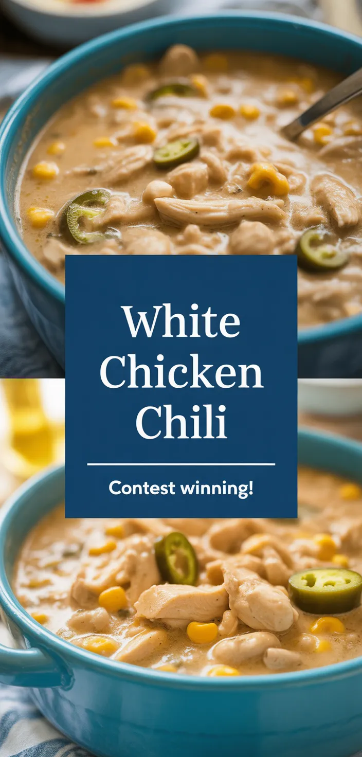 A photo of Crockpot White Chicken Chili (Contest Winning!) Recipe