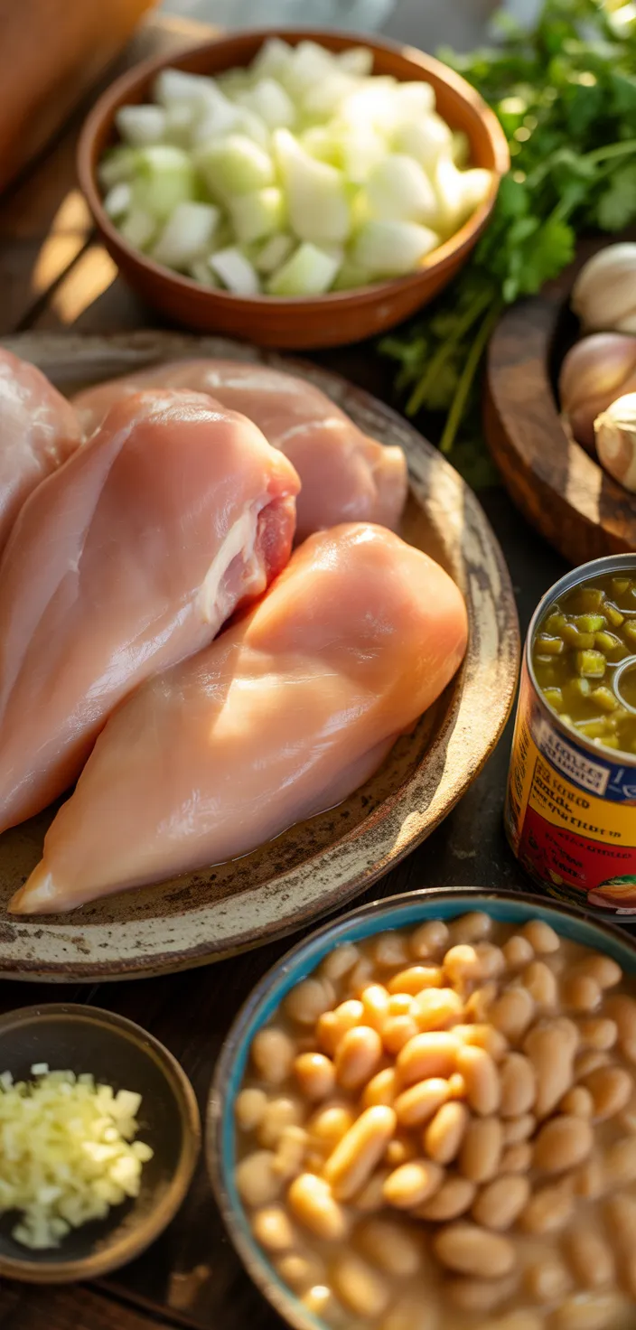 Ingredients photo for Crockpot White Chicken Chili (Contest Winning!) Recipe