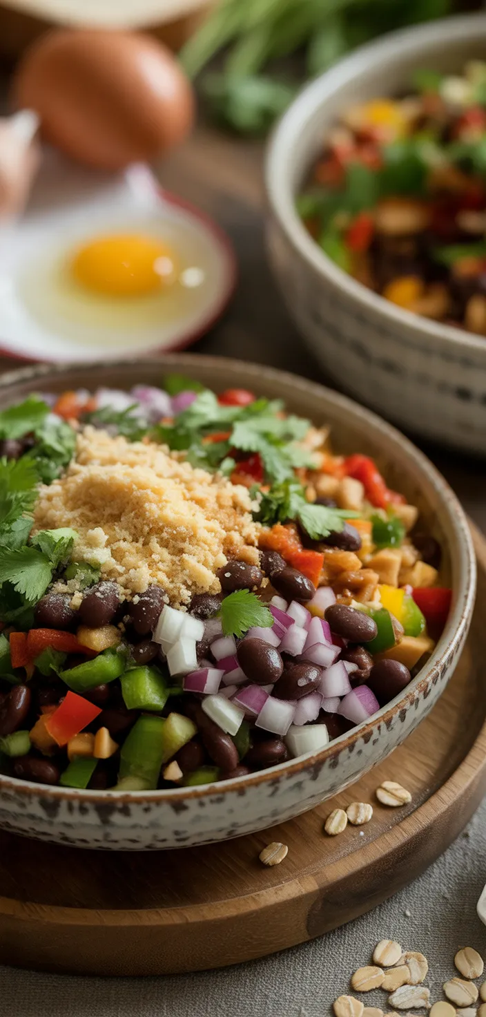 Ingredients photo for Epic Black Bean Burger Recipe