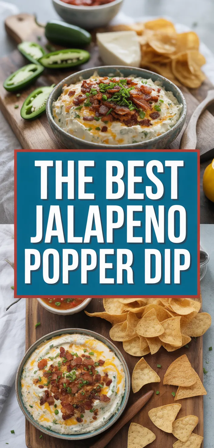 A photo of The Best Jalapeno Popper Dip Recipe