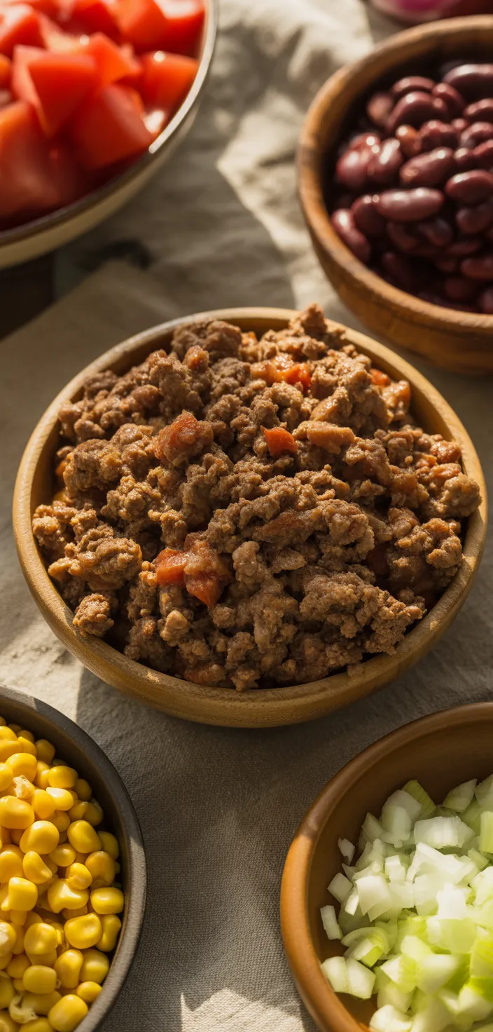 Ingredients photo for Slow Cooker Taco Soup Recipe