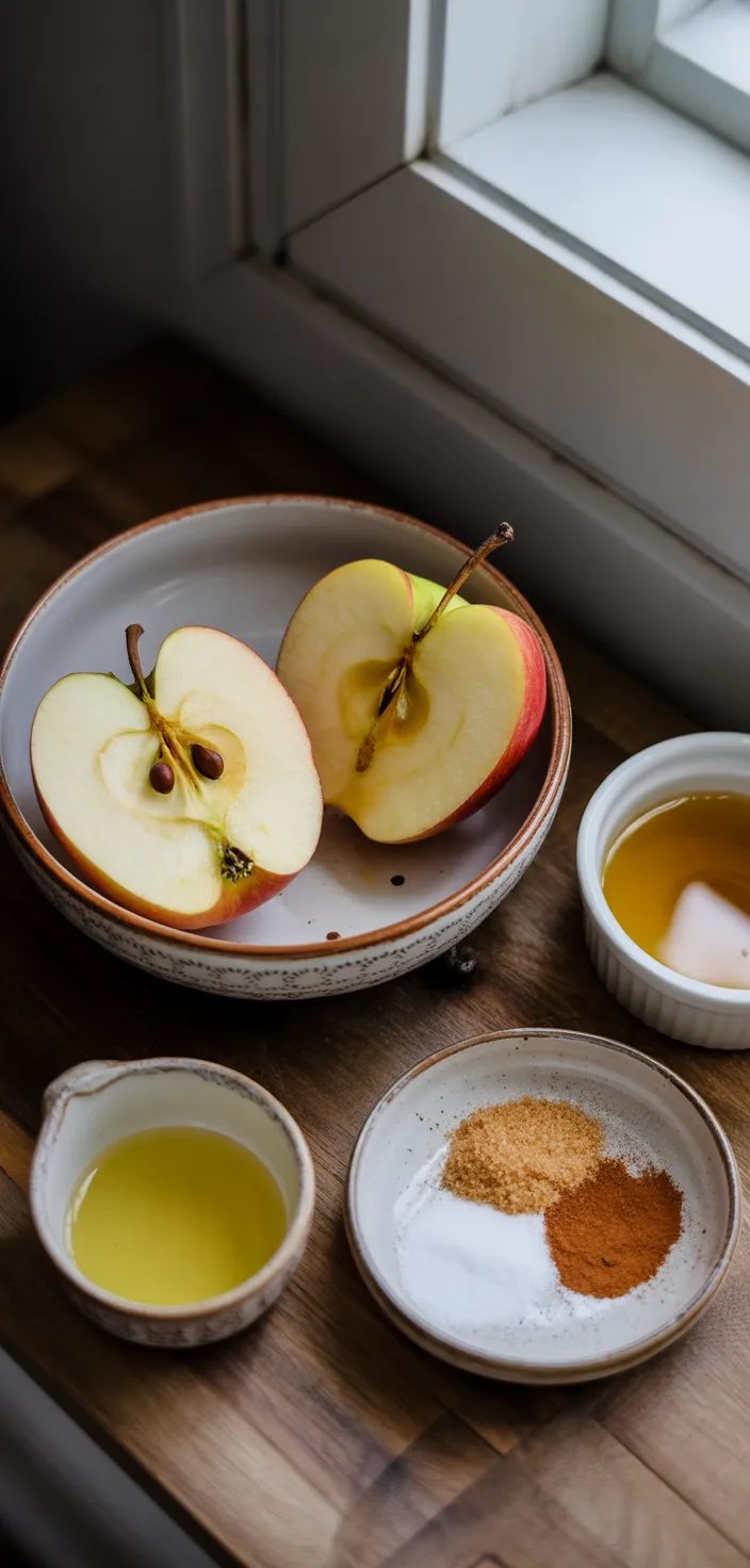 Ingredients photo for Air Fryer Apple Fries Recipe
