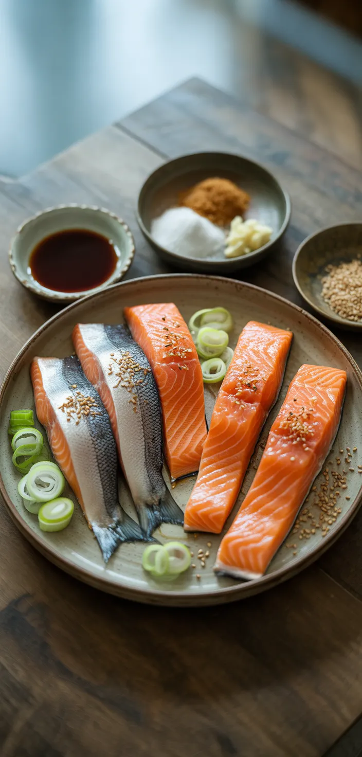 Ingredients photo for Baked Teriyaki Salmon Recipe