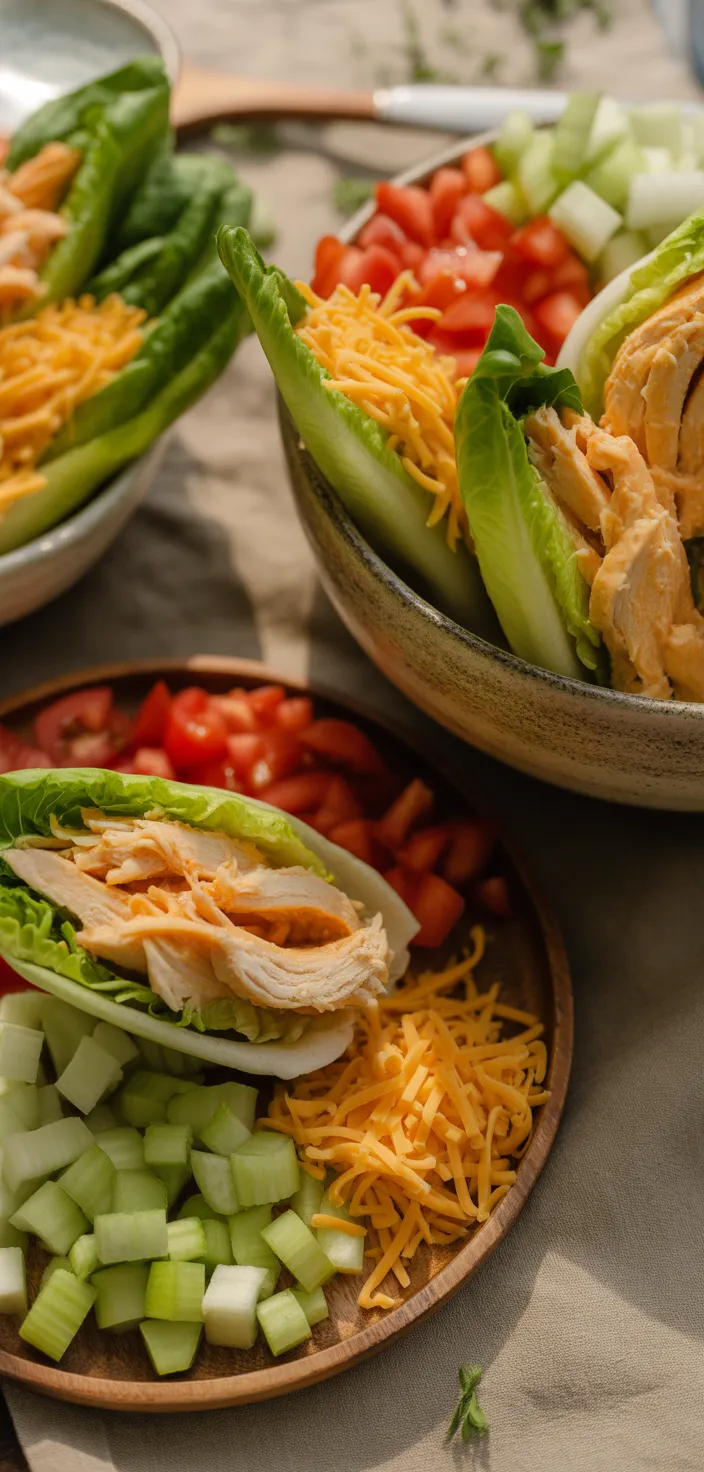 Ingredients photo for Buffalo Chicken Wraps Recipe