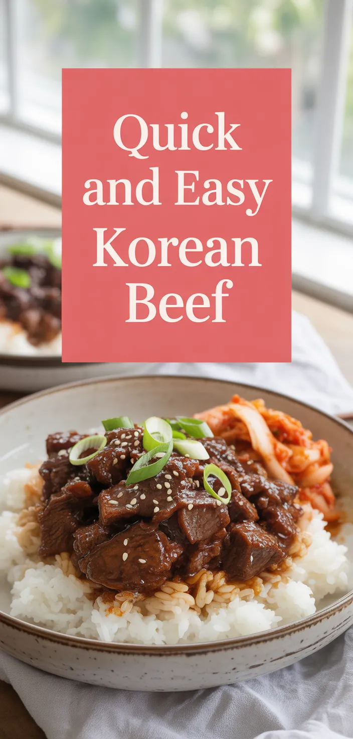 A photo of Quick And Easy Korean Beef Recipe