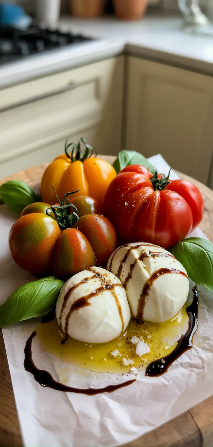 Ingredients photo for Easy Italian Caprese Salad Recipe
