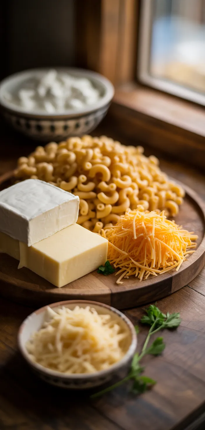 Ingredients photo for Ultimate Creamy Crock Pot Mac And Cheese Recipe