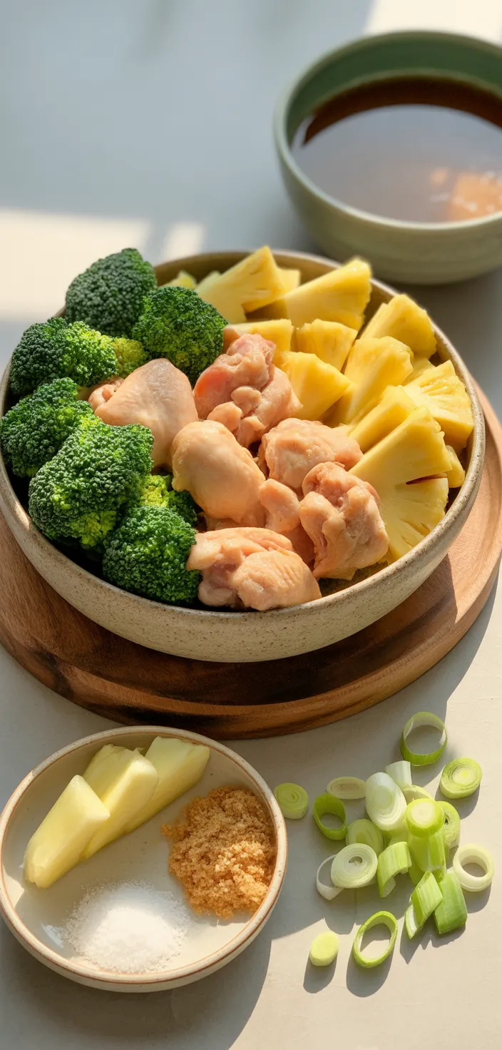 Ingredients photo for Pineapple Chicken Recipe