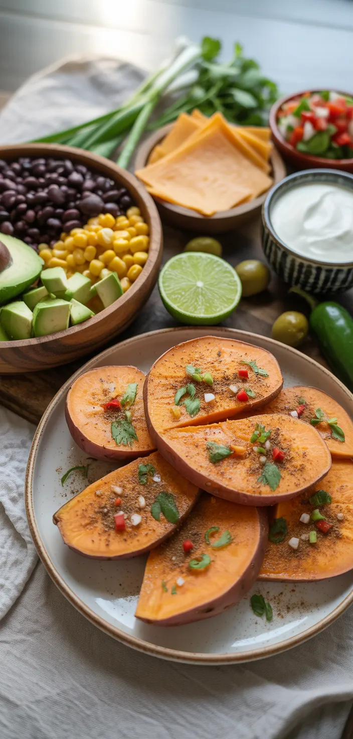 Ingredients photo for Sweet Potato Nachos Recipe