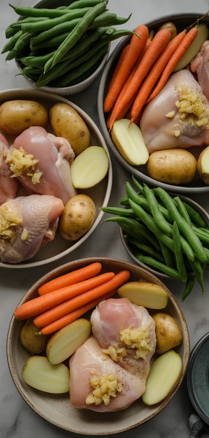 Ingredients photo for Amazing Slow Cooker Honey Garlic Chicken And Veggies Recipe That Will Wow Your Family