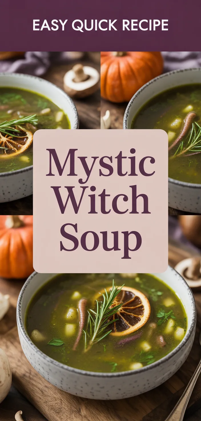 A photo of Mystical Witch Soup Recipe For Cozy Nights