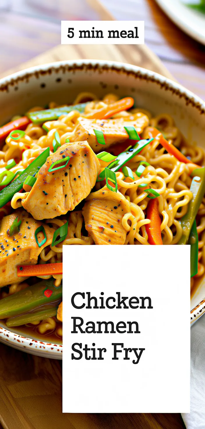 A photo of Chicken Ramen Stir Fry Recipe