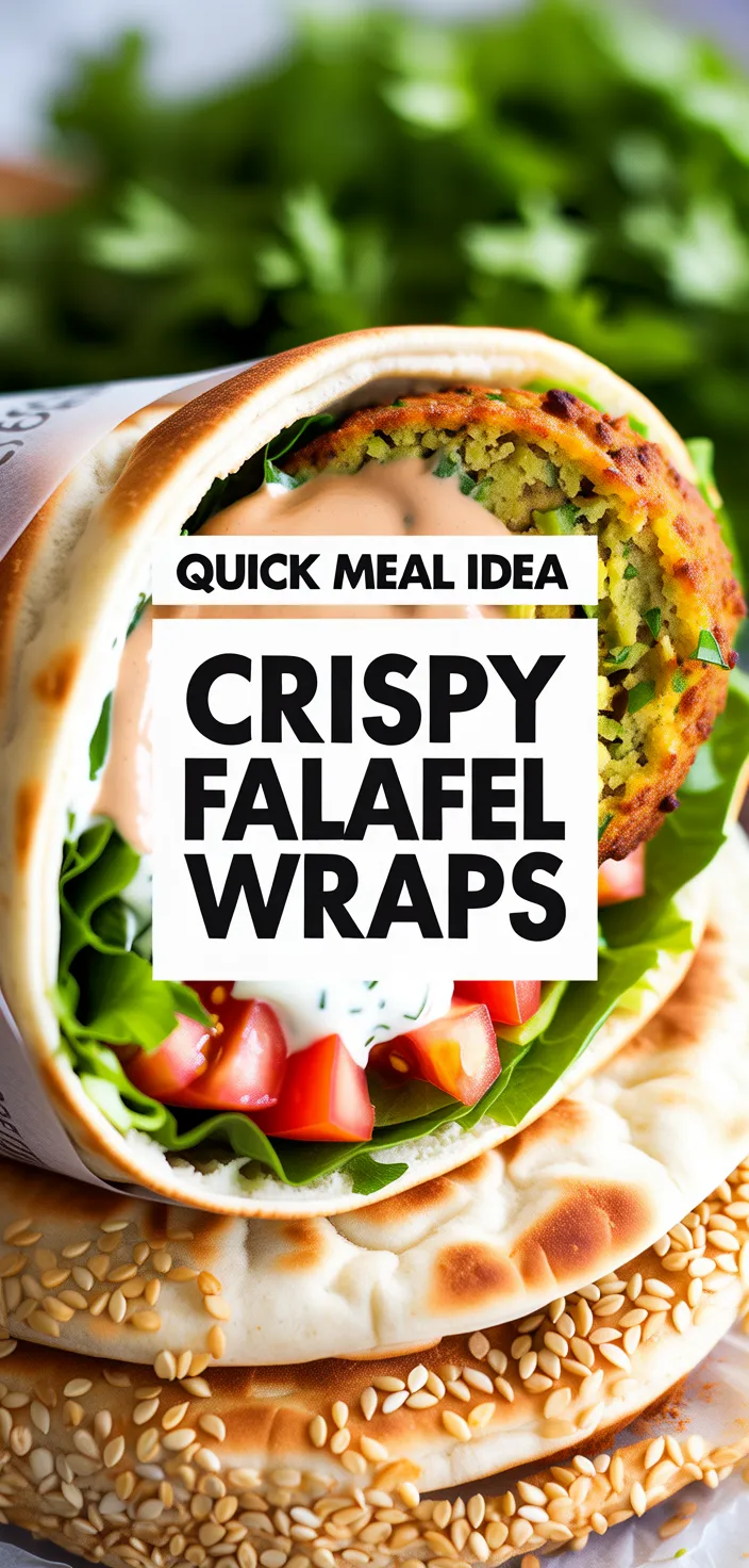A photo of Smashed Falafel Wraps – Crispy, Flavorful, And Easy To Make Recipe